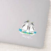 Funny, happy blue footed boobies dancing cartoon