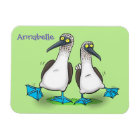 Funny, happy blue footed boobies dancing cartoon