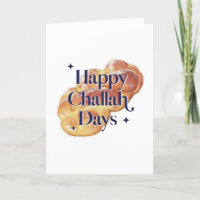 Funny Happy Challah Days Hanukkah Watercolor