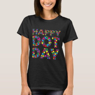 Funny Happy Dot Day Polka Dot Art Students Kids Gi T-Shirt