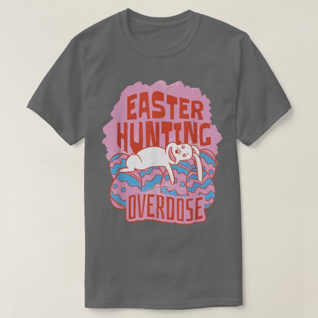 Funny Happy Easter Bunny Gift For Kids and Women E T-Shirt (Design Front)