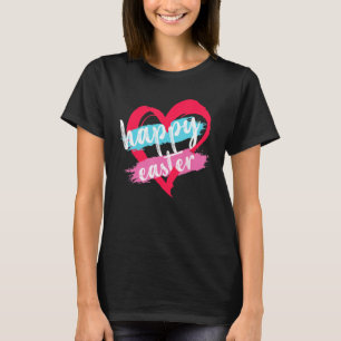 Funny Happy Easter Day Cute Bunny With Eggs Easter T-Shirt