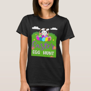 Funny Happy Easter Egg Hunt Cute Bunny Ears Sister T-Shirt