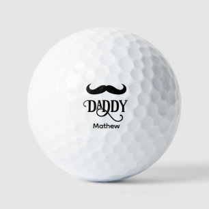 Funny Happy First Fathers Day Daddy custom  Golf Balls