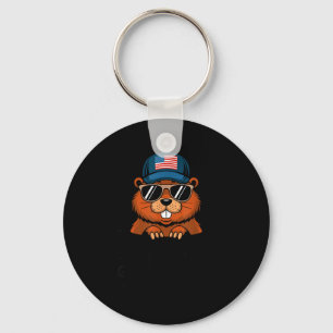Funny Happy Groundhog Day _1 Key Ring