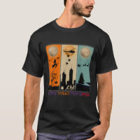 Funny Happy Hallothanksmas Vintage Happy Hallothan
