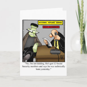 Funny Happy Halloween Greeting Card