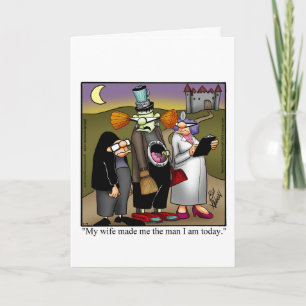 Funny Happy Halloween Greeting Card