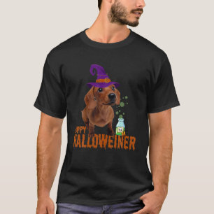 Funny Happy Halloweiner Cute Halloween Dog Lover D T-Shirt