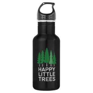 Funny Happy Little Trees Gifts Camping 532 Ml Water Bottle