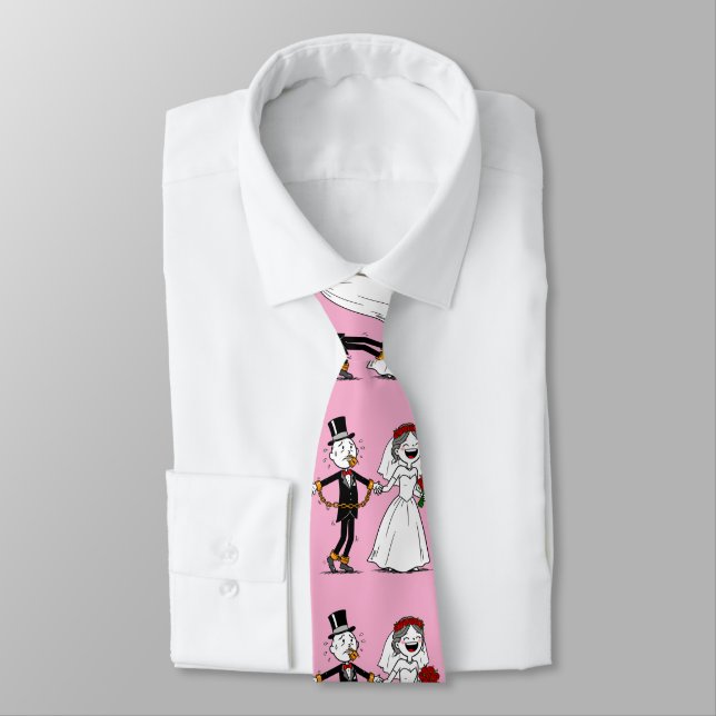 Funny happy marriage tie (Tied)