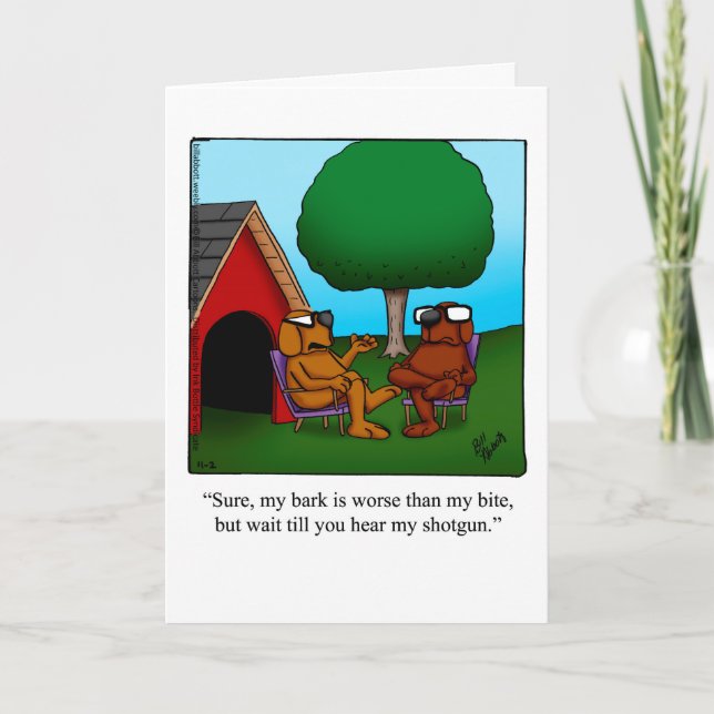 Funny Happy Pet Owner's Day Greeting Card (Front)