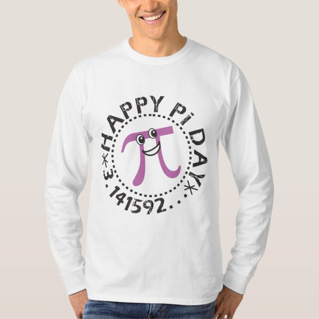 Funny Happy Pi Day © - Pi Symbol T-Shirt (Front)