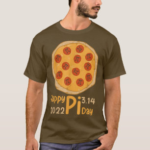 Funny Happy Pi Day Pizza Pie Math Geek 3  T-Shirt