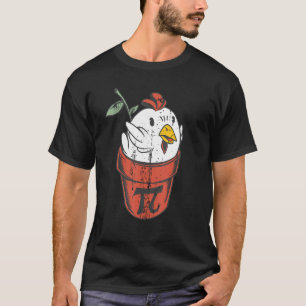 Funny Happy Pi Day  Teachers Kids 3 14 Chicken Pot T-Shirt