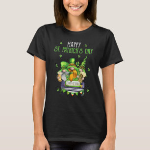 Funny Happy St Patricks Day Gnomes Truck Loads Of  T-Shirt