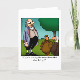 Funny Happy Thanksgiving Greeting Card