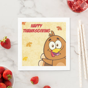 Funny Happy Thanksgiving Napkin