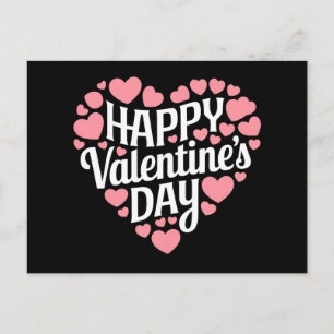 Funny Happy Valentines Day Heart Love Valentine  Postcard