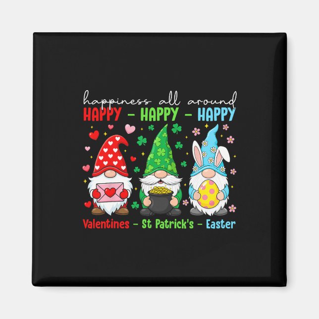 Funny Happy Valentines St Patrick Easter Holiday C Magnet (Front)