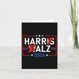 Funny Harris W 24 Harry B 2024 Meme Democratics Vo Card