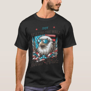 Funny Harris Walz 2024 Ballz To The Walz Election T-Shirt