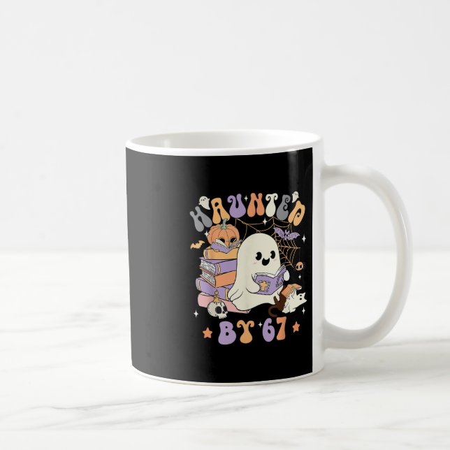Funny Haunted By 67 67 Six Seven Meme  Coffee Mug (Right)