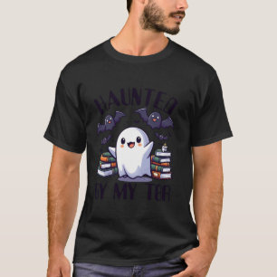 Funny Haunted By My Tbr Boo Halloween Book Lover G T-Shirt
