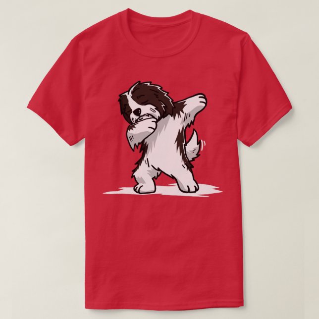 Funny Havanese Dabbing Dog Dab Dance  1  T-Shirt (Design Front)
