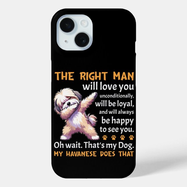 Funny Havanese Dog Case-Mate iPhone Case (Back)
