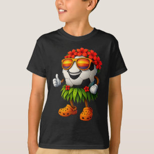 Funny Hawaii Soccer Ll Hawaiian Tropical Summer Va T-Shirt