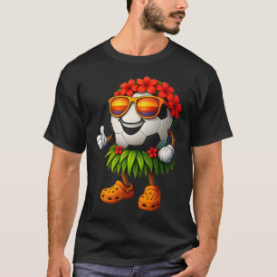 Funny Hawaii Soccer Ll Hawaiian Tropical Summer Va T-Shirt