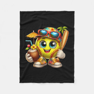 Funny Hawaii Softll Ll Hawaiian Tropical Summer Va Fleece Blanket