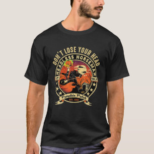 Funny Headless Horseman Urban Legend Halloween Pum T-Shirt