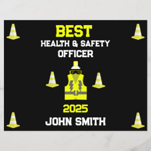 Funny Health And Safety NEBOSH Officer Latte