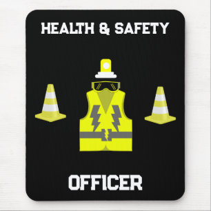 Funny Health And Safety   NEBOSH   Officer  Mouse Pad