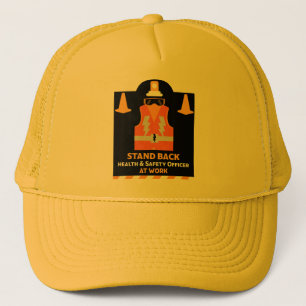 Funny Health And Safety NEBOSH Officer Trucker Hat