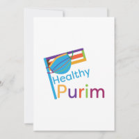Funny healthy Purim 2021 greeting