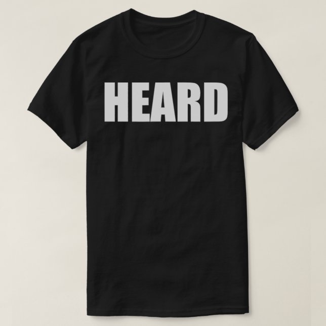 Funny Heard Chef Cook Culinary School Kitchen Talk T-Shirt (Design Front)