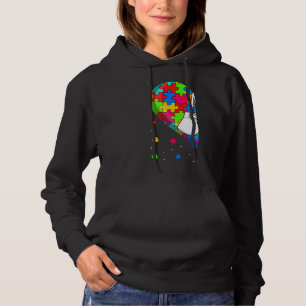 Funny Heart Boxing Autism Awareness Support Love S Hoodie