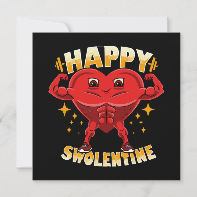  Funny Heart Gym Workout Valentine Gift (Front)