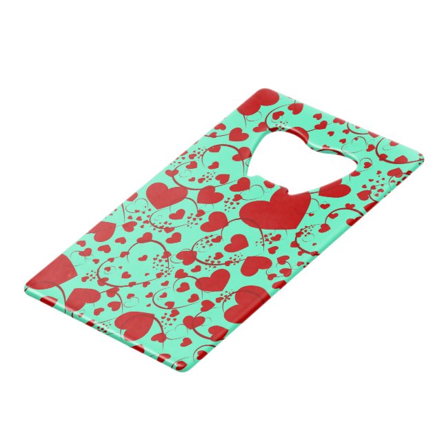 Funny Heart Pattern V + your background colour (Front Angled)