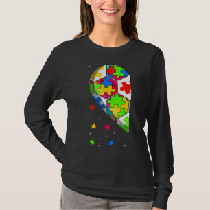 Funny Heart Soccer Autism Awareness Support Love S T-Shirt