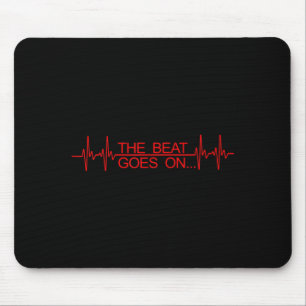 Funny Heart Transplant Art Men Women Heart Attack  Mouse Pad