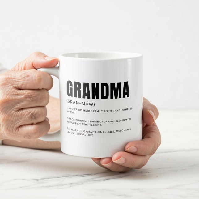 Funny Heartfelt Grandma Definition Coffee Mug (Creator Uploaded)