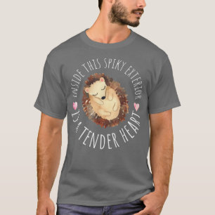 Funny Hedgehog Tshirt, Cute Porcupine , Hedgehog L T-Shirt