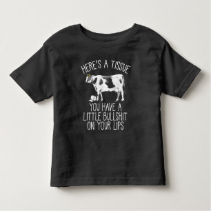 Funny Heifer Crybaby Cow Farmer Bull Softie Toddler T-Shirt