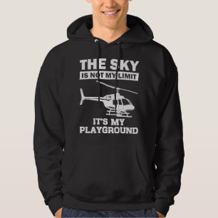 Funny Helicopter Pilot Gift For Men Women Chopper  Hoodie