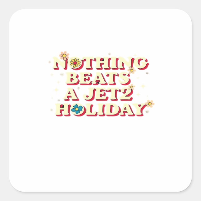 Funny Help  Square Sticker (Front)