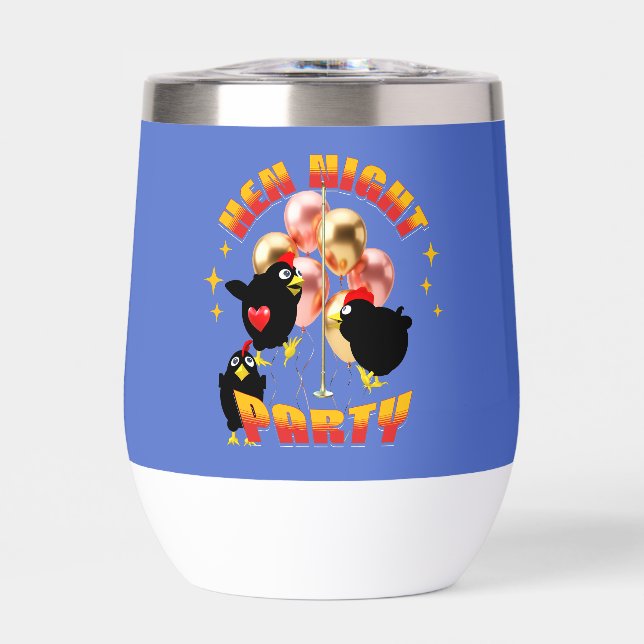 Funny Hen Night Party Chickens Design (Front)